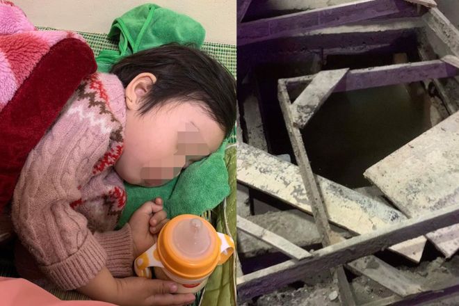Giải cứu thành công bé gái 3 tuổi bị rơi xuống ống cống ở Bắc Giang