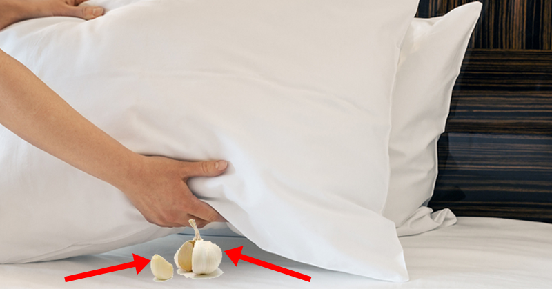 Why you should put garlic clove under your pillow every night