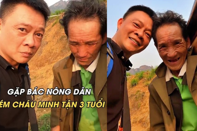 BTV Quang Minh ngỡ ngàng với tuổi thật của bác nông dân kém mình 3 tuổi