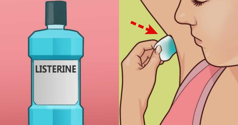 Woman Poured Listerine On A Cotton Ball Then Rubbed Her Armpits. After Some Minutes, She Could Not Believe Her Own Eyes! Here’s Why