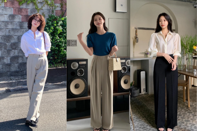 10 công thức diện quần ống rộng lý tưởng giúp style đi làm của nàng luôn sành điệu và nhẹ mát trong mùa hè
