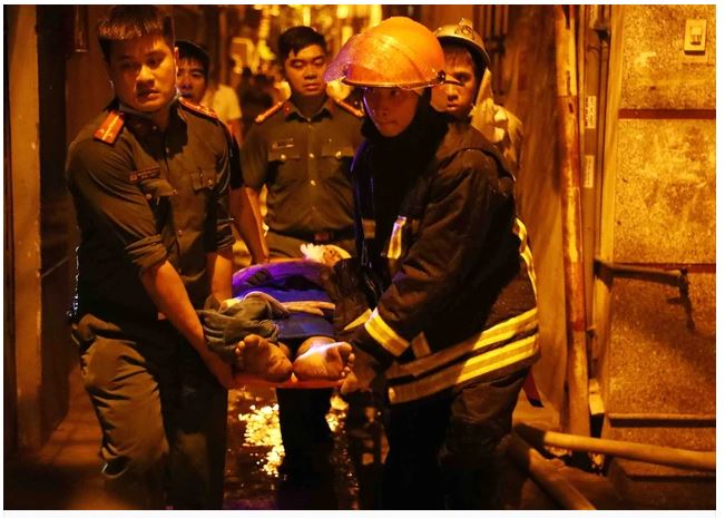 Nhiều người mất trong vụ cháy chung cư mini ở Thanh Xuân, Hà Nội