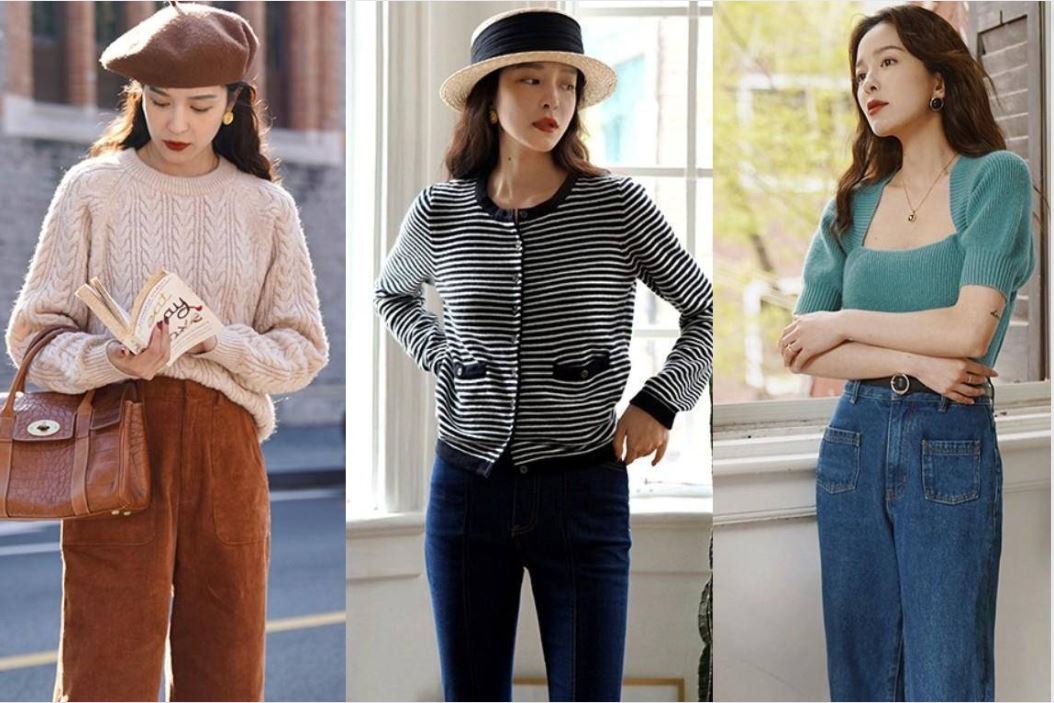 Nếu bạn mặc áo len vào mùa thu đông thì nên kết hợp 3 kiểu này, vừa thanh lịch vừa thon gọn, rất phù hợp với phụ nữ trung niên