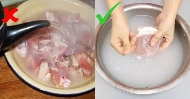 Thịt lợn chần qua nước sôi, tưởng sạch mà ngấm thêm chất độc, mách bạn cách làm sạch dễ hơn nhiều