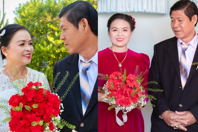 Cô dâu U60 tái hôn sau hơn 20 năm lẻ bóng, hàng xóm ‘tài trợ’ áo cưới, loa đài