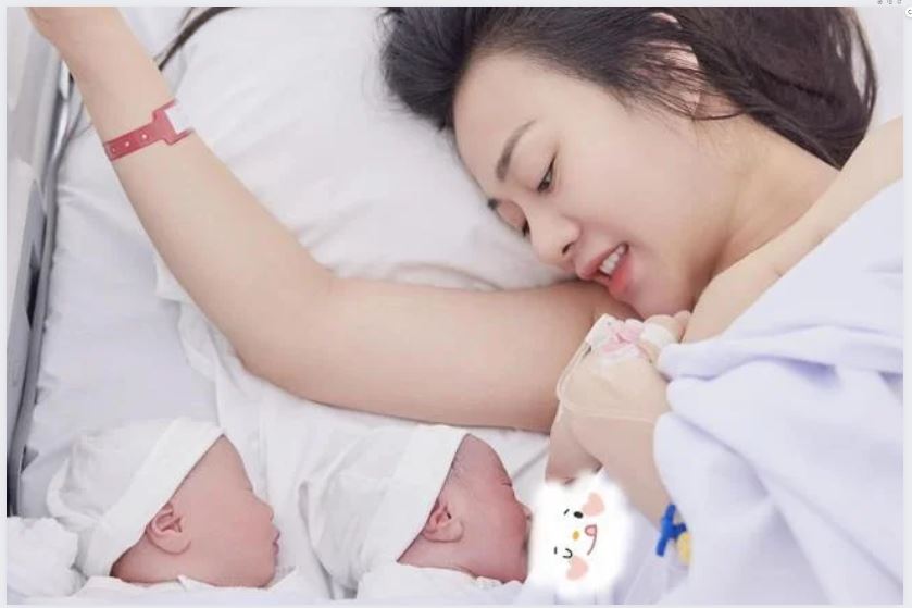 Diễn viên Phương Oanh chính thức hạ sinh cặp song sinh, hé lộ luôn thông tin về 2 nhóc tỳ