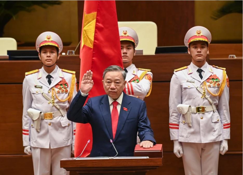 Đại tướng Tô Lâm, Bộ trưởng Bộ Công an, được bầu giữ chức Chủ tịch nước
