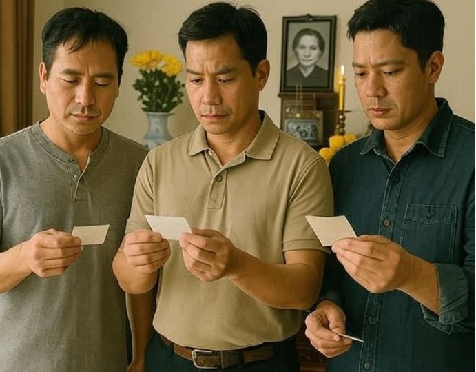 Sau khi mẹ m:ất, ba anh em rút thăm chia đất, người em út chỉ nhận được gian bếp cũ, nhưng nào ngờ 3 tháng sau