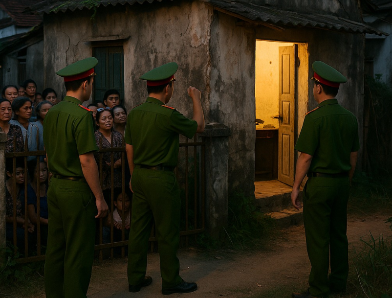 Cả xóm không bao giờ dám đến gần nhà ông già ở cuối hẻm, vì không thấy ông đi ngủ, đèn lúc nào cũng sáng xuyên đêm