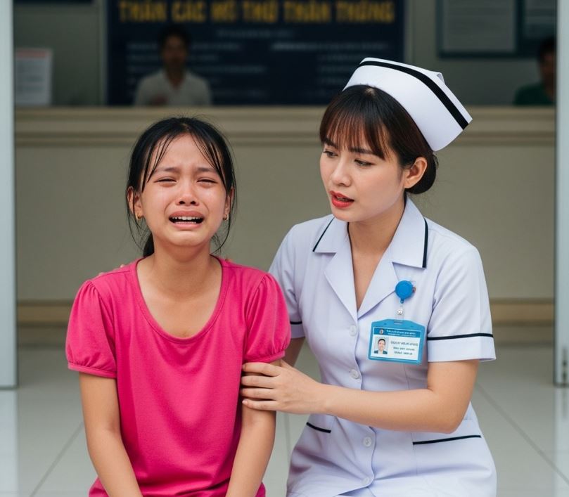 Bé gái xin vào bệnh viện để gặp bố lần cuối, y tá hỏi bố em là ai thì ch:ết l:ặng…