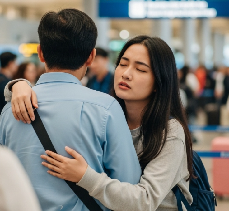 Ra sân bay đón em trai mà quên mang kính, tôi nhận nhầm người, còn lỡ làm 1 việc xấu hổ