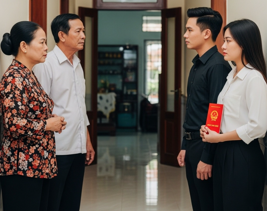 Tôi phải cảm ơn cả h:ọ nhà anh… Ngày đi làm thủ tục nhận nhà, bố mẹ chồng nằng nặc…