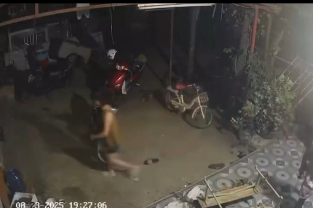 Camera ghi lại vụ đối tượng dùng k/iếm đâ//m em dâu, t/ấn cô/ng lực lượng công an ở Thái Nguyên