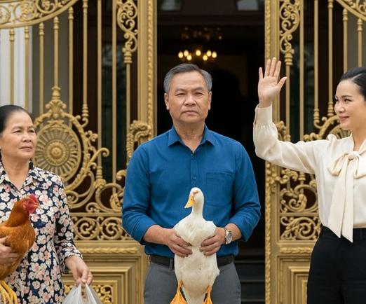 Bố mẹ đ:ẻ từ quê lên chơi, mang theo bao nhiêu rau sạch, gà sạch… Mẹ chồng ch:ê b:ẩn…