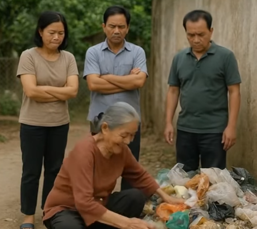 Mẹ già giả đ: iên thử lòng các con, nào ngờ 5 năm sau bật khóc…