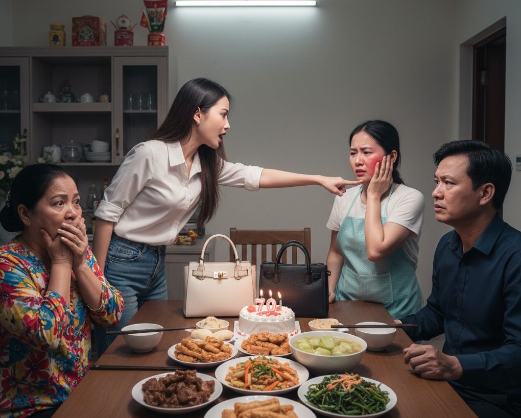 Cậy lương 60 triệu, em chồng ngang nhiên t: át tôi trước mặt cả nhà, tôi lập tức gọi một cuộc điện thoại khiến lương của cô ta trở về số 0 tròn trĩnh…