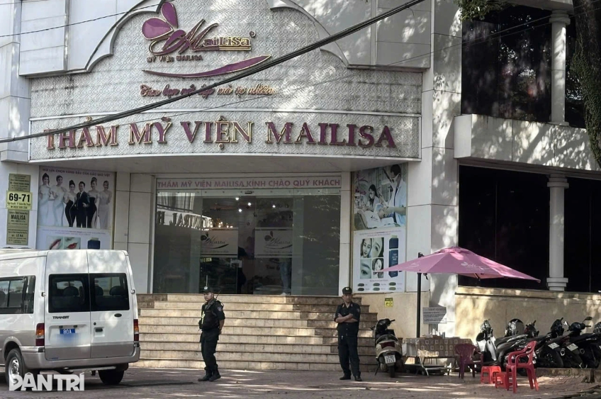 Cảnh sát xuất hiện tại thẩm mỹ viện Mailisa ở Đắk Lắk