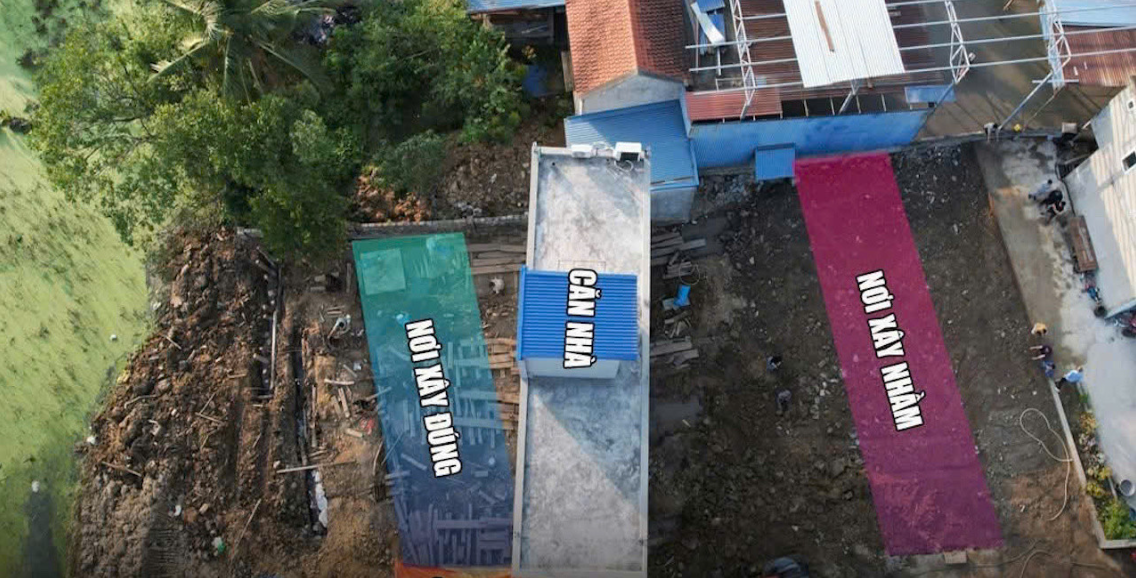 ‘Thần đèn’ chuyển ngôi nhà xây nhầm ở Hải Phòng, bất ngờ phát hiện ngôi mộ